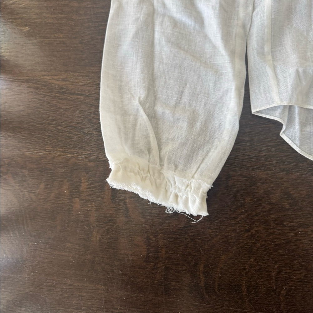 Loveshackfancy Peasant/Boho Top Size 0 - image 5